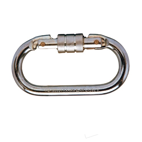 Mosqueton de acero cierre de rosca