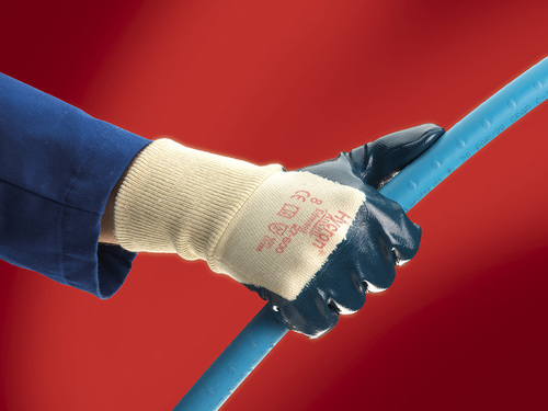 Guante semirecubierto Hycron con puÃ±o