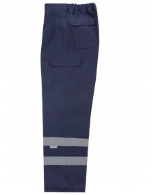PantalÃ³n multibolsillos bandas reflectantes