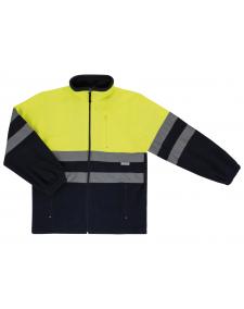 Forro polar bicolor de alta visibilidad