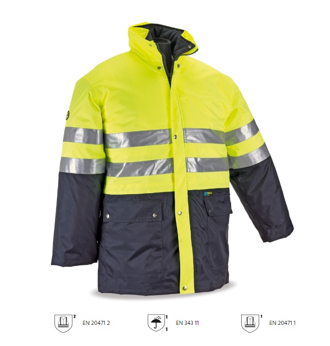 Parka combinada triple uso