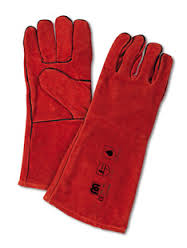 Guantes de serraje